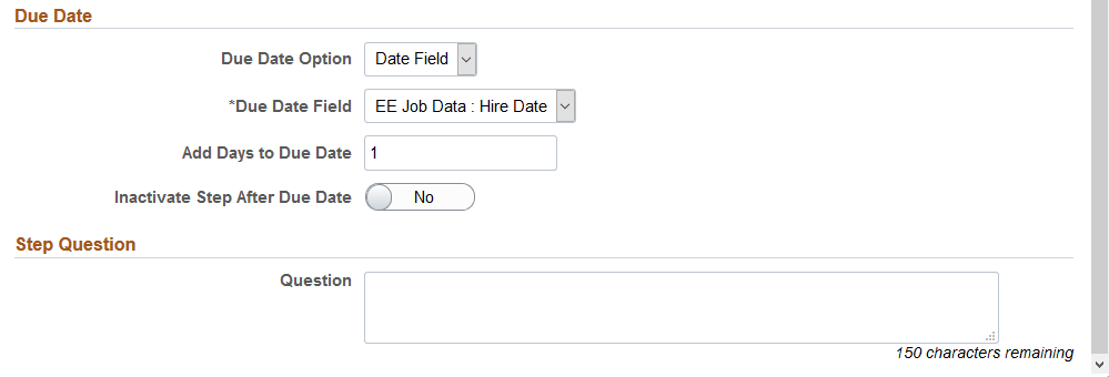 Configure Attributes page (2 of 2)