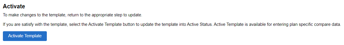 Comparison Template Activity Guide - Activate step