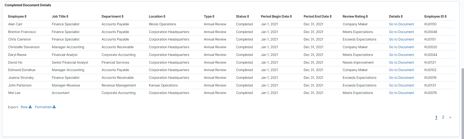 Team Document Insights dashboard (5 of 5)