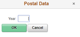 Postal Data page