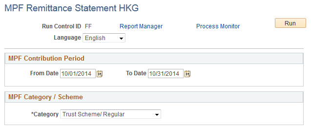 MPF Remittance Statement HKG page