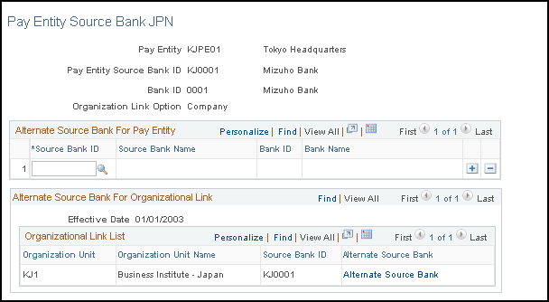 Pay Entity Source Bank JPN page
