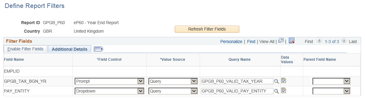 Define Report Filters page_2