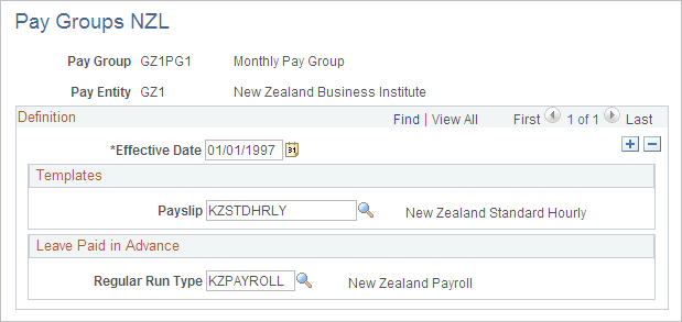 Pay Groups NZL page