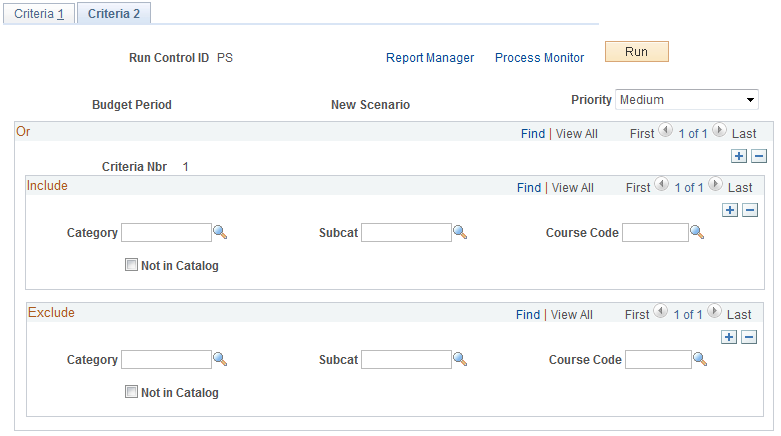 Training Scenario by Criteria - Criteria 2 page