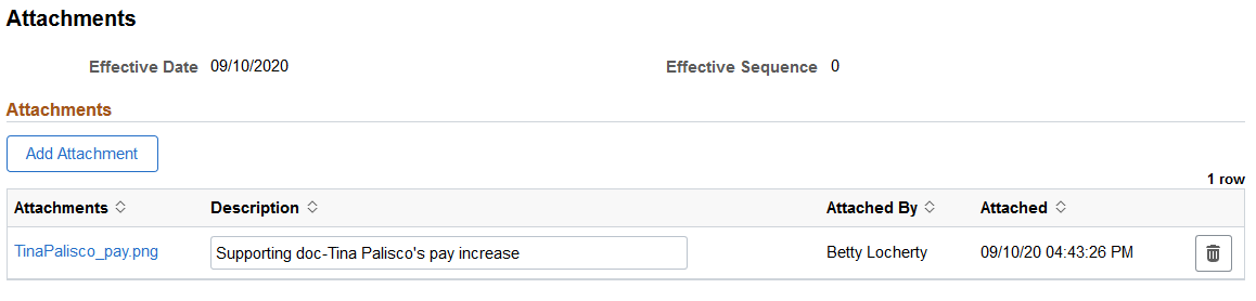 (Fluid) Job Data - Attachments Page