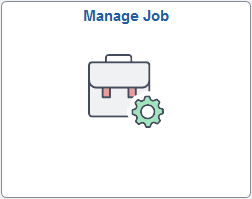 Manage Job tile