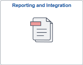 Reporting and Integration tile