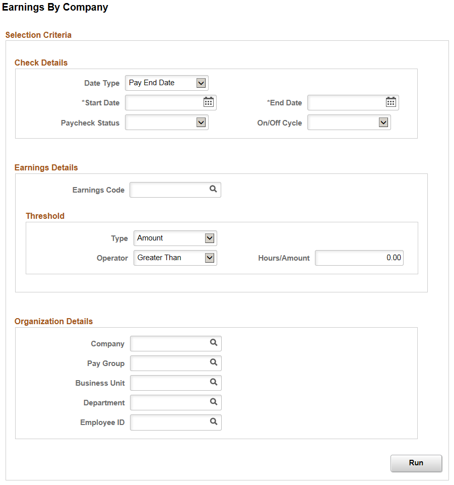 Earnings By Company page fluid