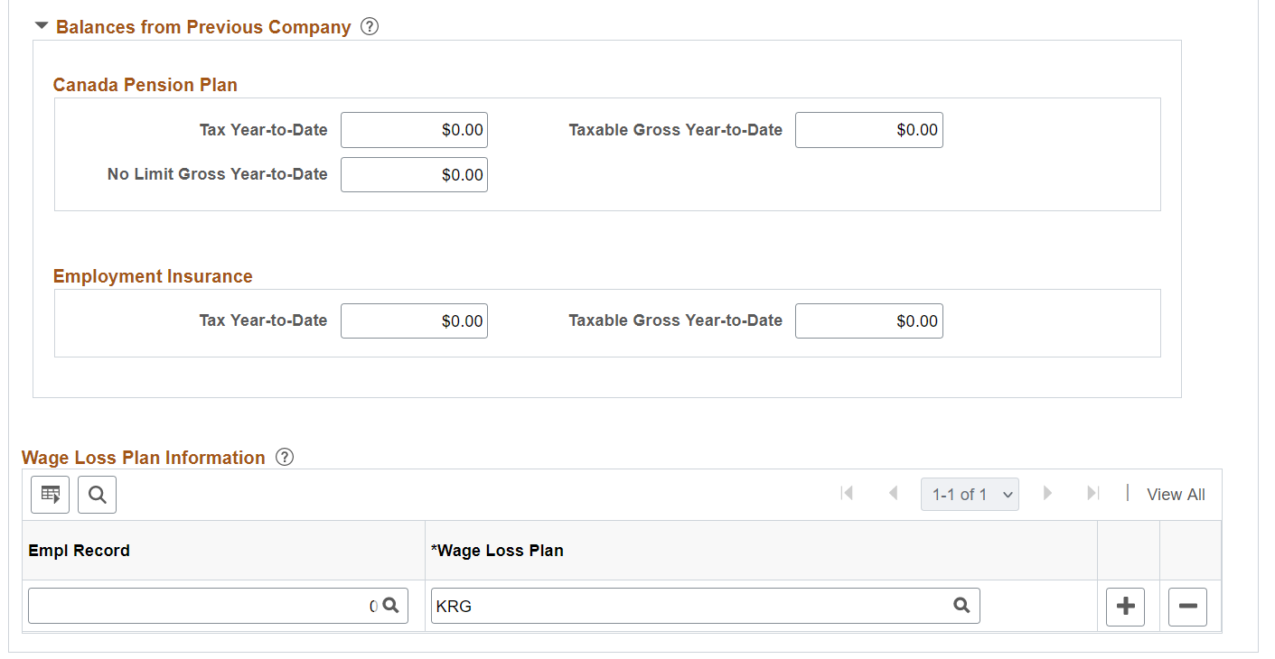 Canadian Income Tax Data page (3 of 3)