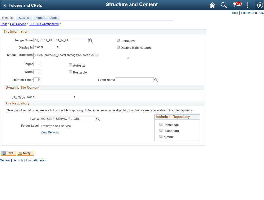 Content Reference Fluid Attributes tab