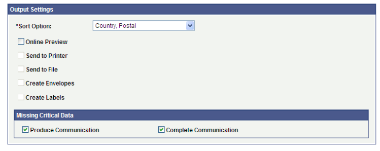 Process Parameters page (2 of 2)