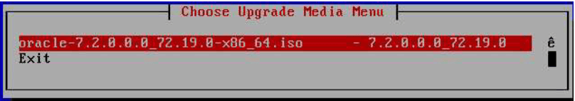 Upgrade Media Menu