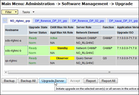 Upgrade Server