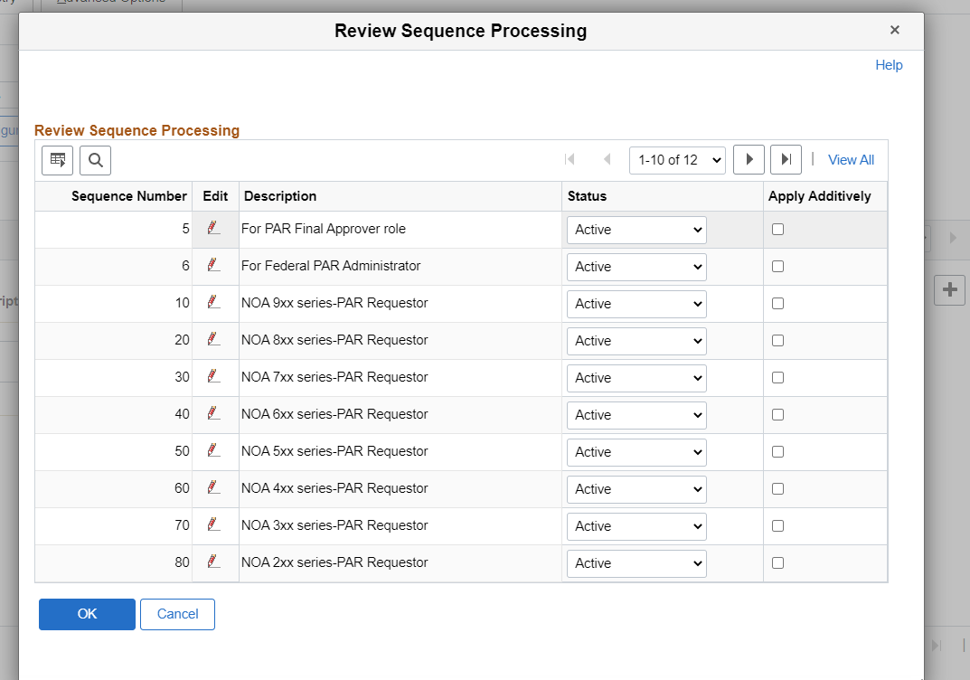 Review Sequence Processing