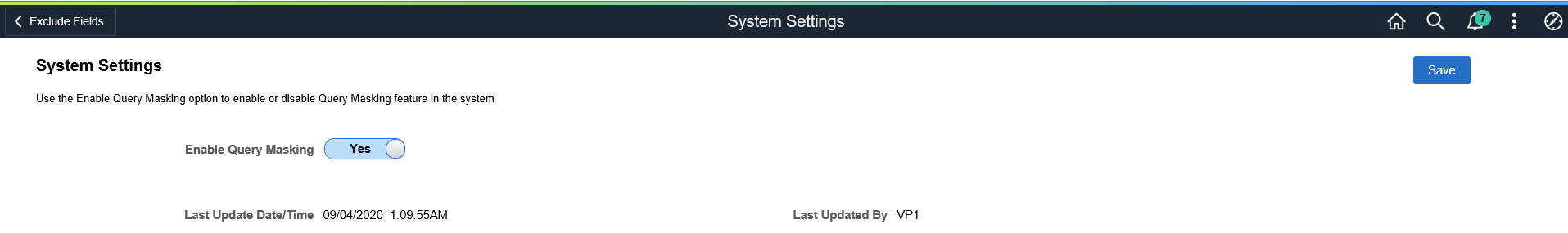 System Settings