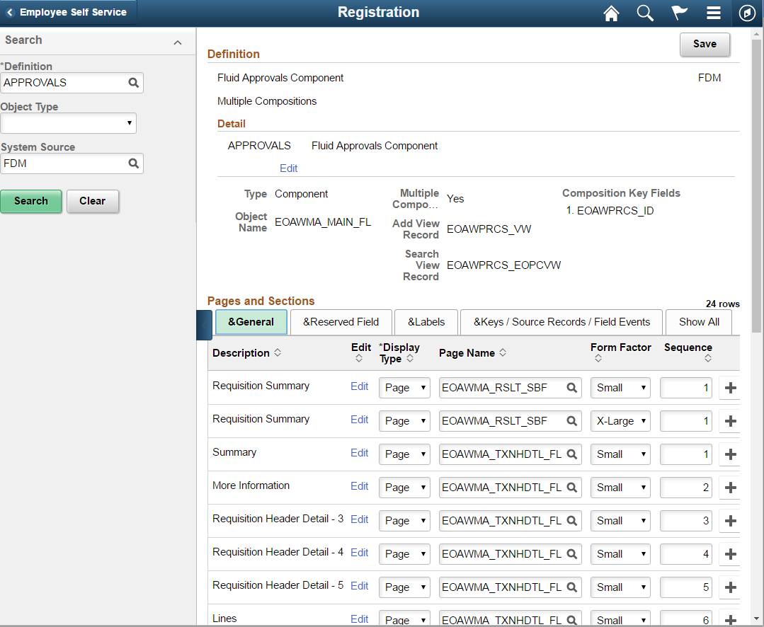 Page Composer registration page