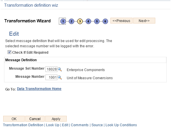 Transformation Definition Wiz (3 of 3)