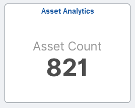 Asset Analytics Tile