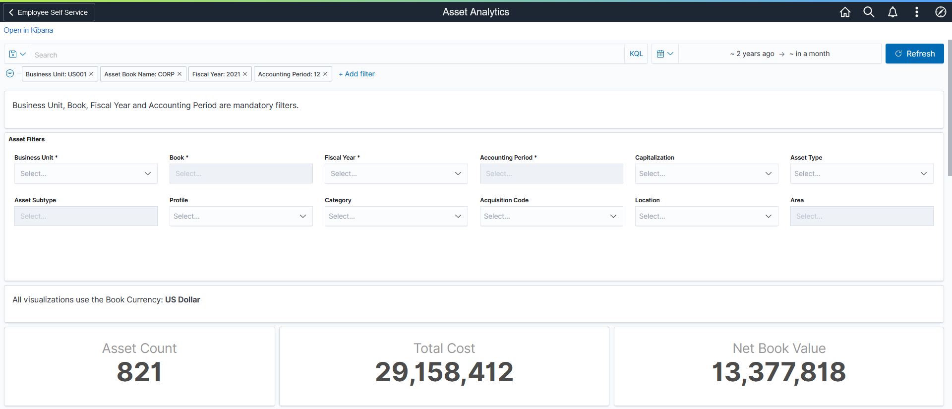 Asset Analytics Dashboard (1 of 3)