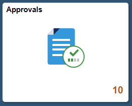 Approvals Tile