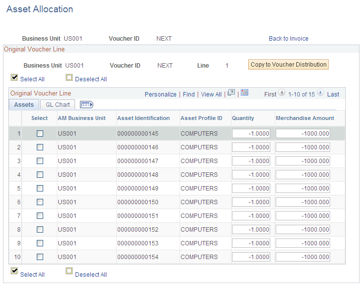 Allocate Asset