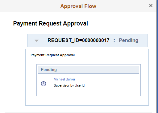 Approval Flow page - Smartphone