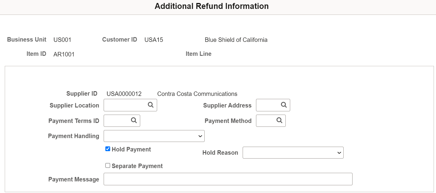 Additional Refund Information