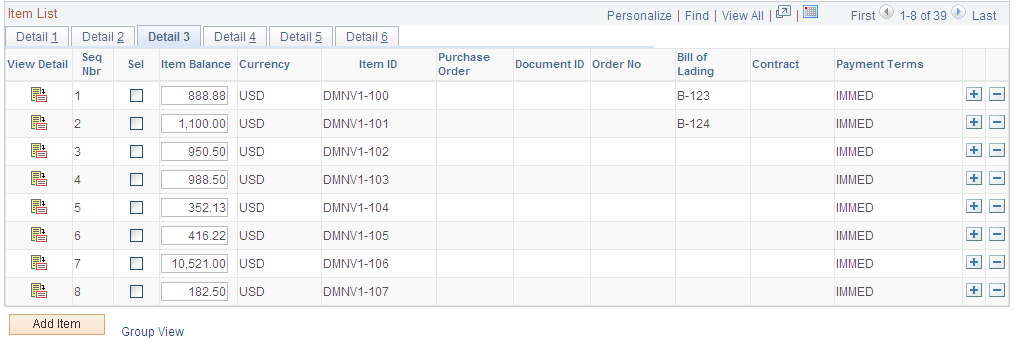 Maintenance Worksheet - Worksheet Application page (Detail 3 tab)