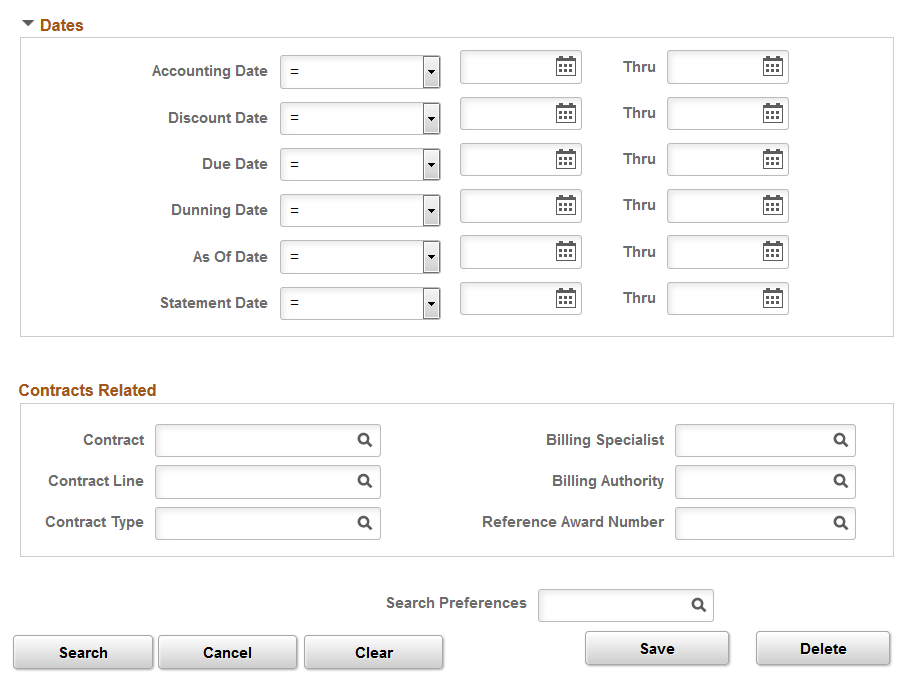 Item List - Advanced Search page (4 of 4)