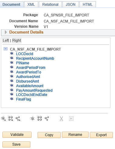 ACM File Layout