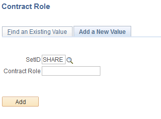 Contract Role Add Page