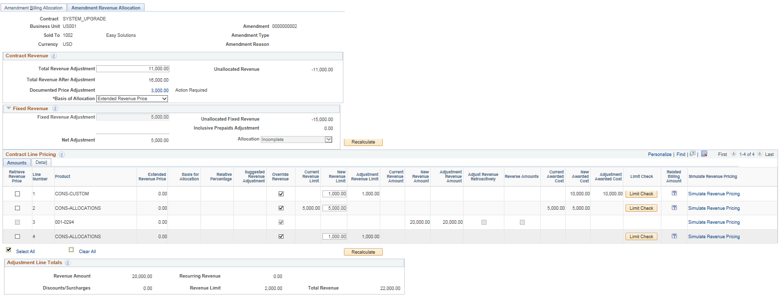 Amendment Revenue Allocation - Extended page