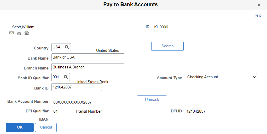 Pay to Bank Accounts