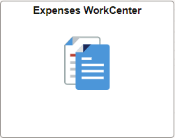 Expenses WorkCenter Tile