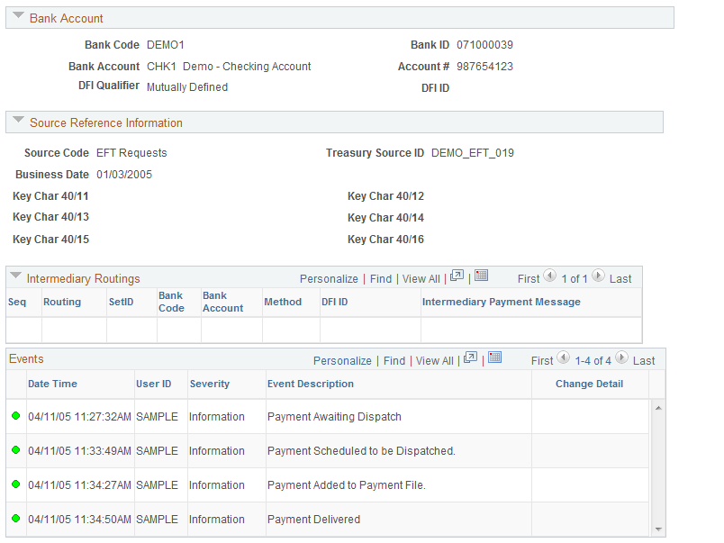 Review Payment Details page (2 of 2)