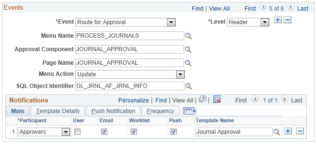 Configure Transactions page (3 of 3)