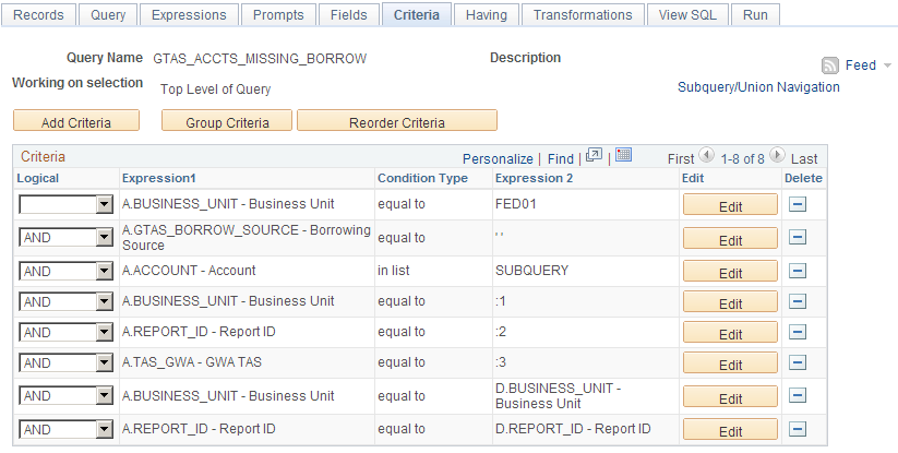 GTAS_ACCTS_MISSING_BORROW criteria