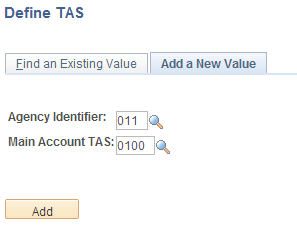 Define TAS page