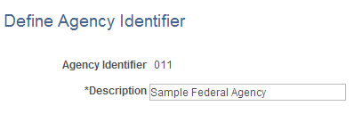 Define Agency Identifier