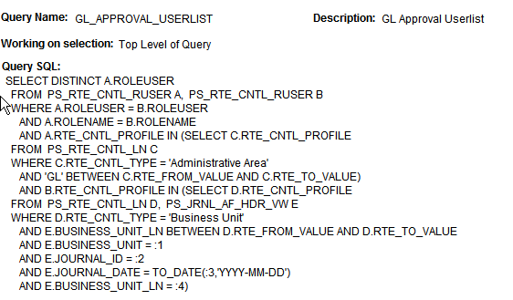 Sample Query