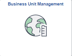 Business Unit Management Tile