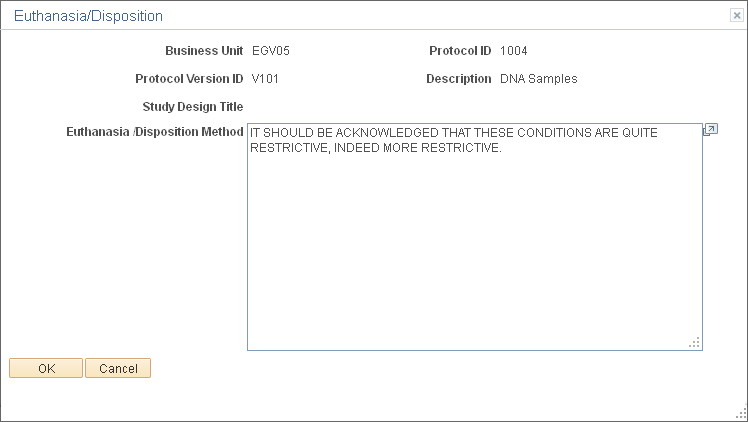 Euthanasia/Disposition page