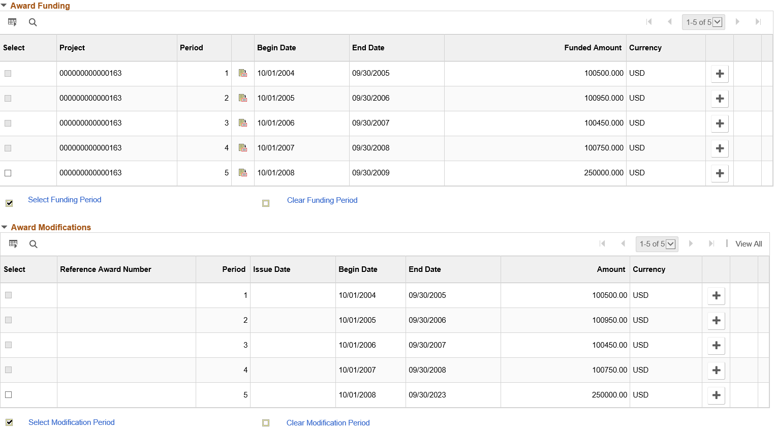 Modify End Dates (2 of 3)