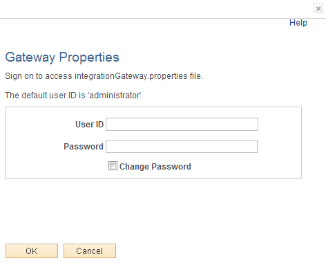 Gateway Properties page