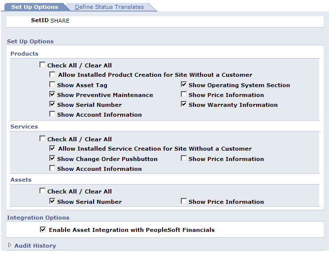 sm_Setup Options Page