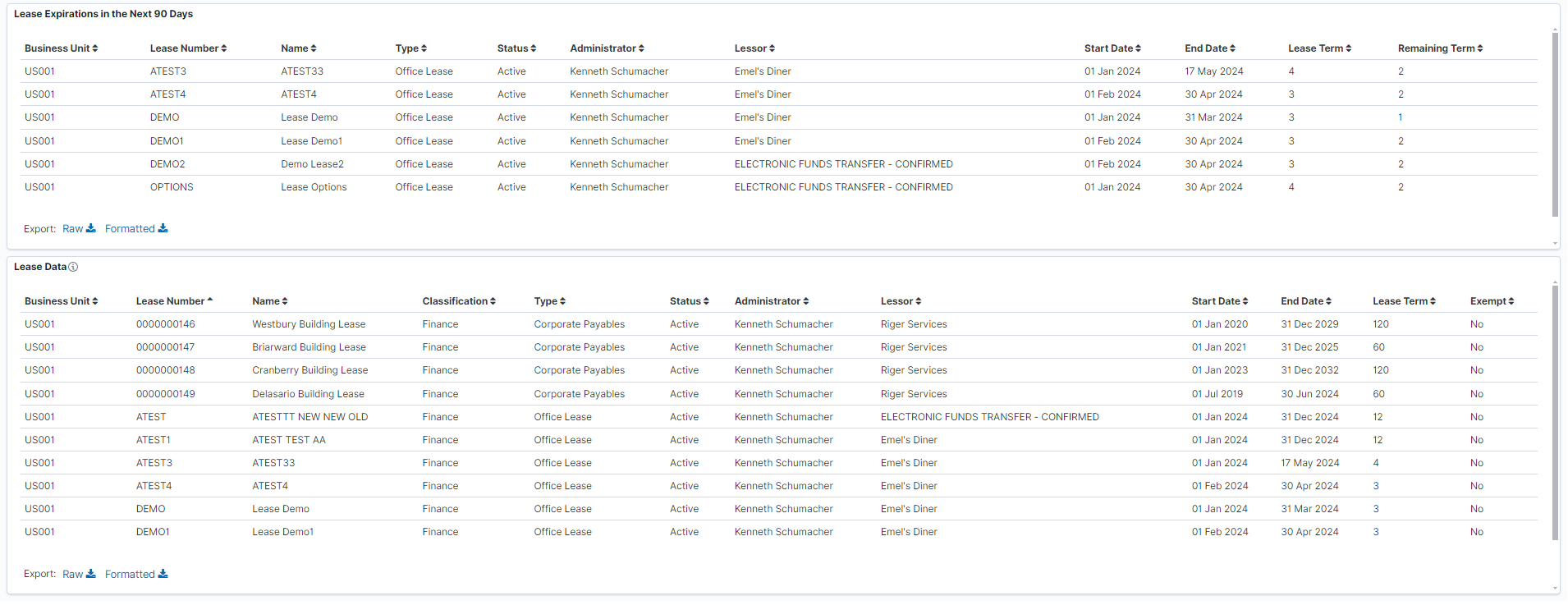 Lease Payment Insights Dashboard 2