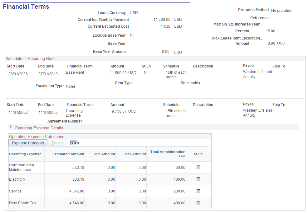 Lease Abstract page (2 of 6)