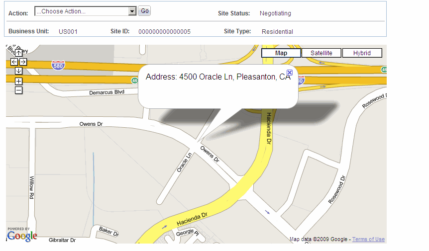 Site Map page