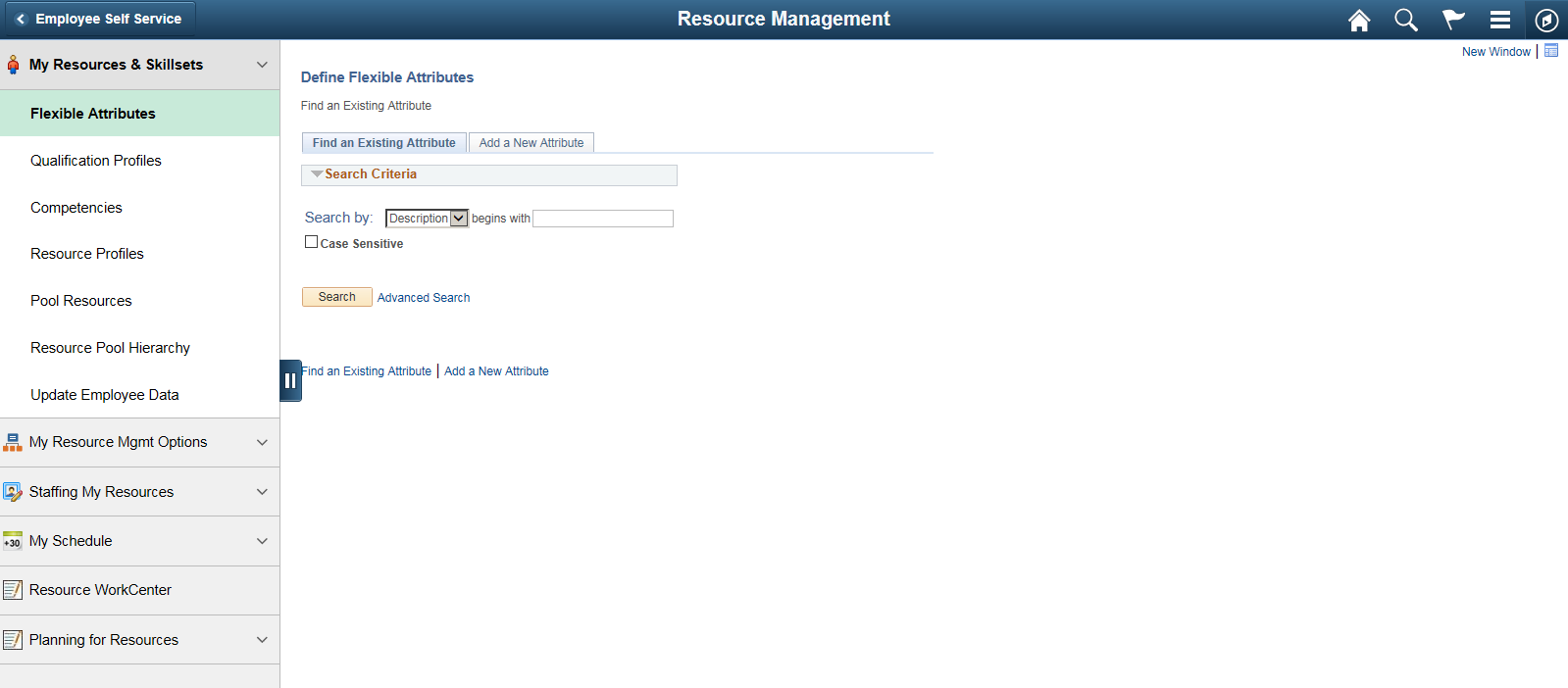 Resource Management Navigation Collections